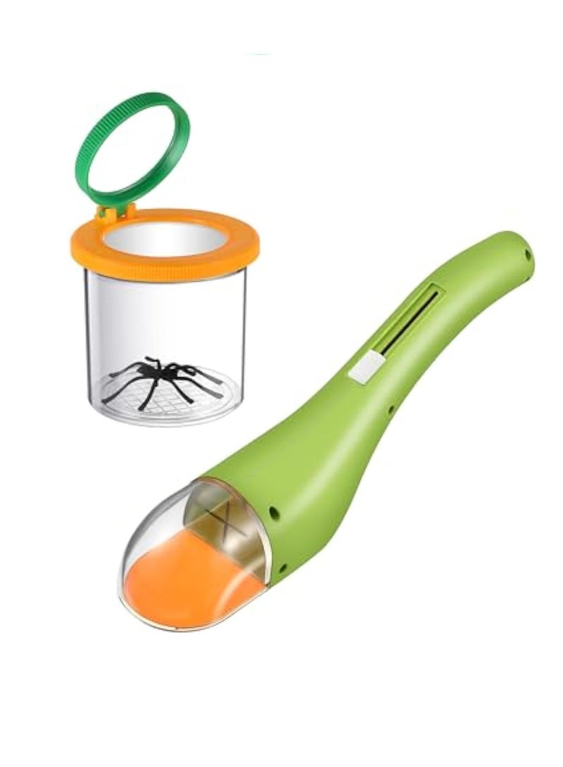 SOLARAE 1 Pack Insect Bug Catcher with Magnifying Insect Bug Box, Kids Bug Catching Kit, Contactless Quick Release Insects Catching Tool, for Home Boy Girl Viewing Insects Nature Explore - Image 1