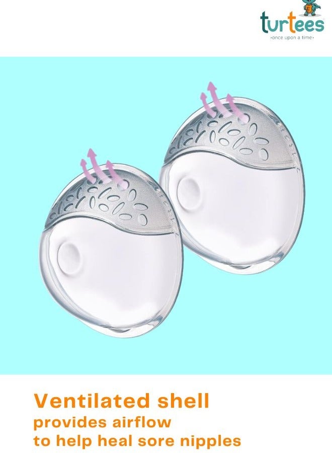 Turtees Silicone Breast Shell and Milk Collector – Soft, Comfortable, and Leak-Proof Design