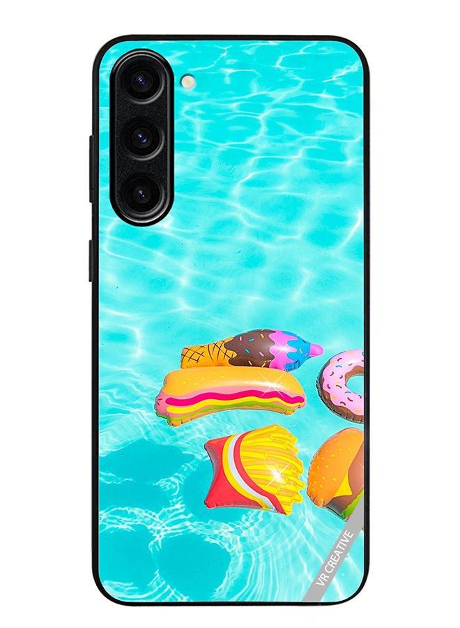 VR CREATIVE Protective Case Cover For Samsung Galaxy S23 Plus Food Chill Design Multicolour - Image 1