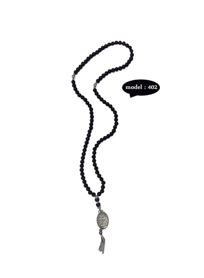 Rosary beads for praise, code 402, black color - Image 2