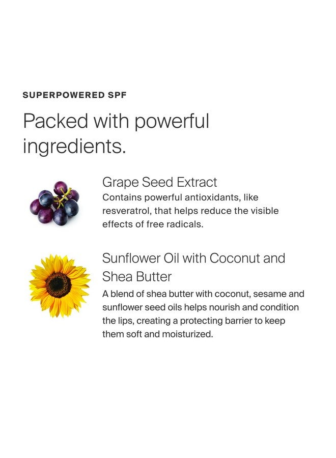 Supergoop! Lipscreen Shine SPF 40, 0.34 fl oz - Water-Resistant Clear Lip Gloss - Broad Spectrum SPF Lip Balm with Grape Seed Extract, Sunflower Seed Oil & Kelp Extract - Non-Sticky Formula - Image 3