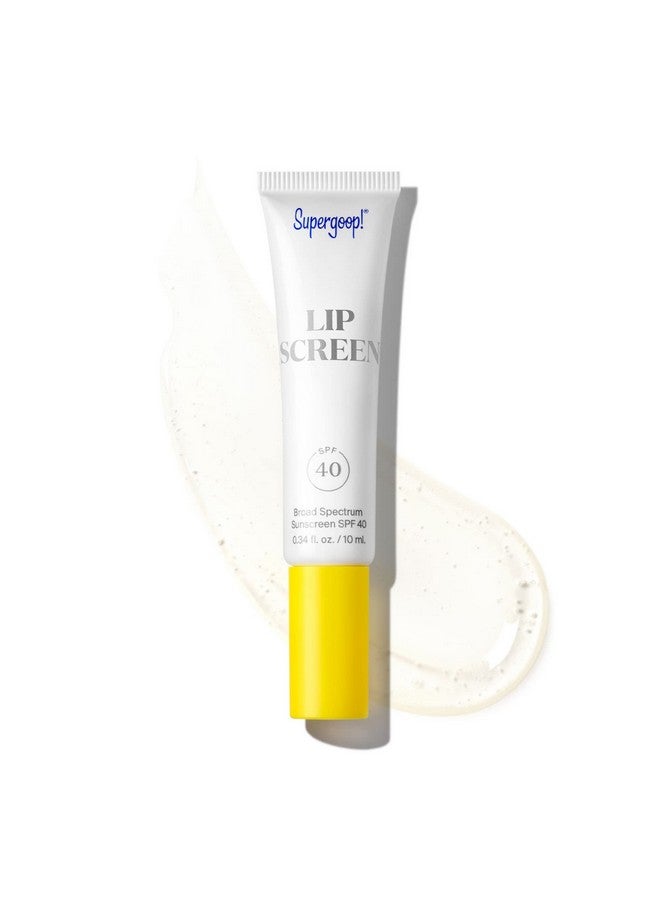 Supergoop! Lipscreen Shine SPF 40, 0.34 fl oz - Water-Resistant Clear Lip Gloss - Broad Spectrum SPF Lip Balm with Grape Seed Extract, Sunflower Seed Oil & Kelp Extract - Non-Sticky Formula - Image 1