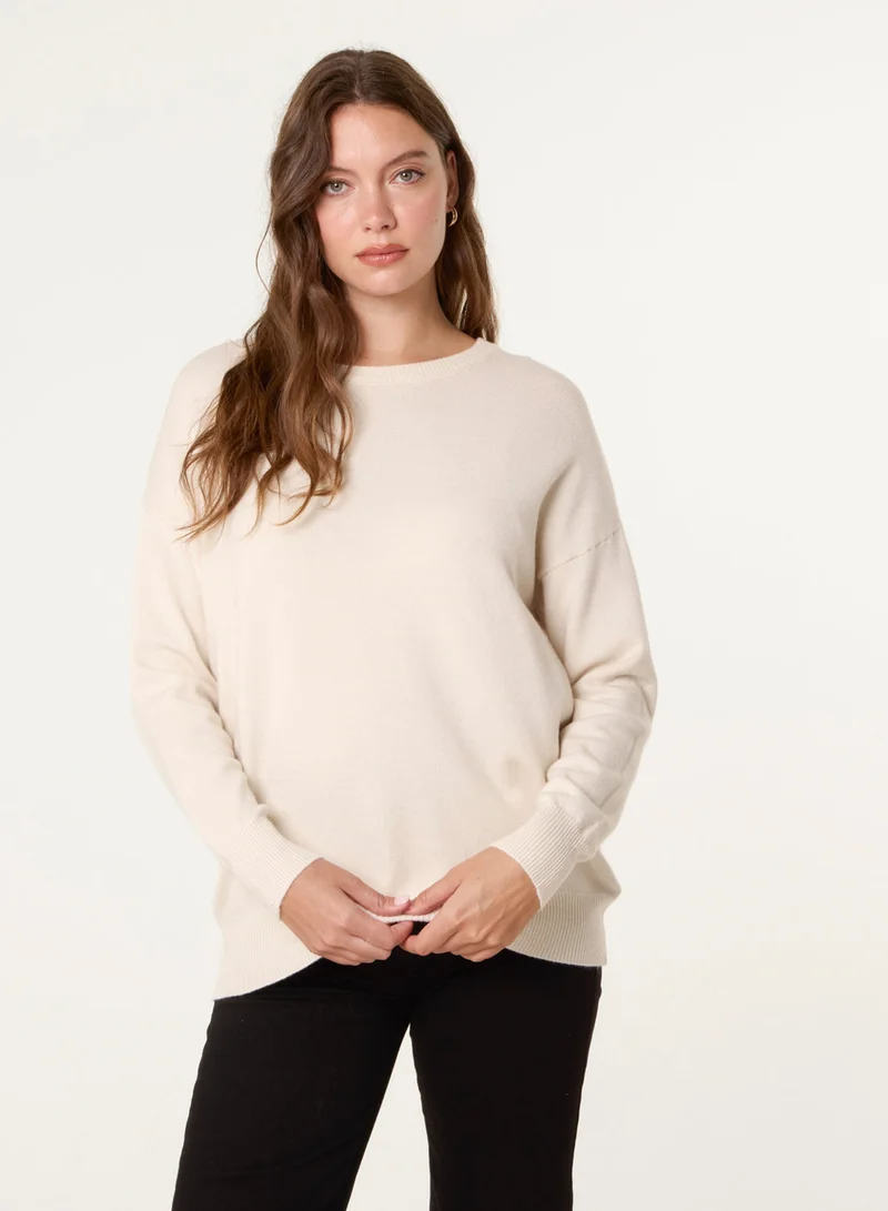 Blue Vanilla Round Neck Jumper