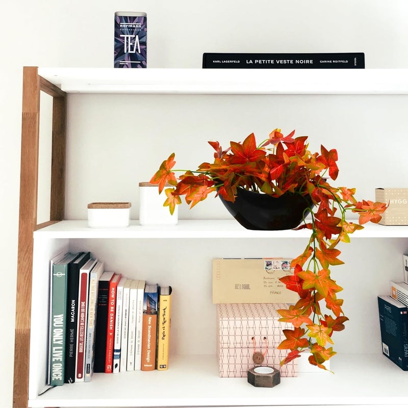 fancymart Elegant Artificial Plant Falling Leaves with Pot for Home & Office Decor – Versatile Potted Plant for Tabletop, Shelves, or Hanging Display - Image 5