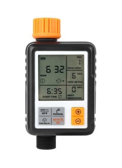 NIBEMINENT Automatic Digital Irrigation System Timer Black/Orange  - Image 4