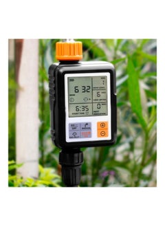 NIBEMINENT Automatic Digital Irrigation System Timer Black/Orange  - Image 5