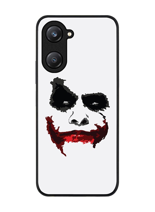 Stylizedd Rugged Black edge case for Vivo Y28s 5G / Vivo Y18 4G /Vivo Y03 4G, Slim fit Soft Case Flexible Anti Drop TPU Gel Thin Cover -  Joker Grin - Image 1
