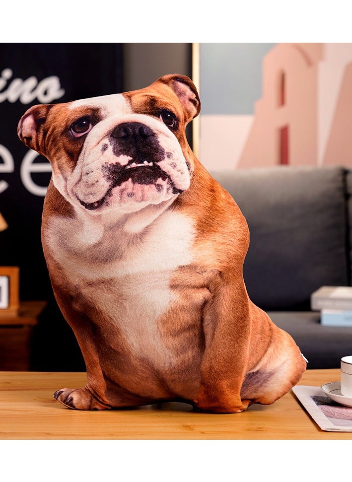 Etertoyle 3D Realistic Dog Shaped Extra Soft Throw Pillow for Home Decor 