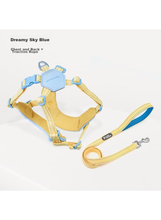 Tuffhound Dog Leash, Walking Rope, Anti-explosion, Lightweight Vest-style Tf022, Dream Sky Blue, Size L - Image 4