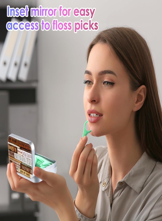 Gerkia Dental Floss Portable Case, Easy to Store Floss Picks of Various Sizes, Portable Dental Floss Dispenser is Perfect for Travelling, Hotels, Dinners, Appointments.Inspirational Quotes - Image 4