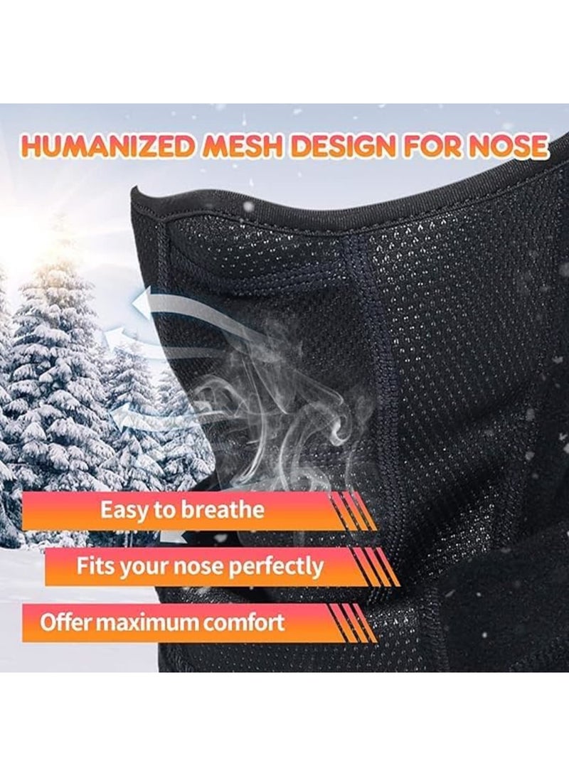 SYOSI Kids Balaclava, Windproof Winter Ski Mask Face Warmer for Cold Weather, Soft Fleece Full Cover Hood for Outdoor Sports Snowboarding Skiing Cycling, Boys and Girls, 1 Pack - Image 3