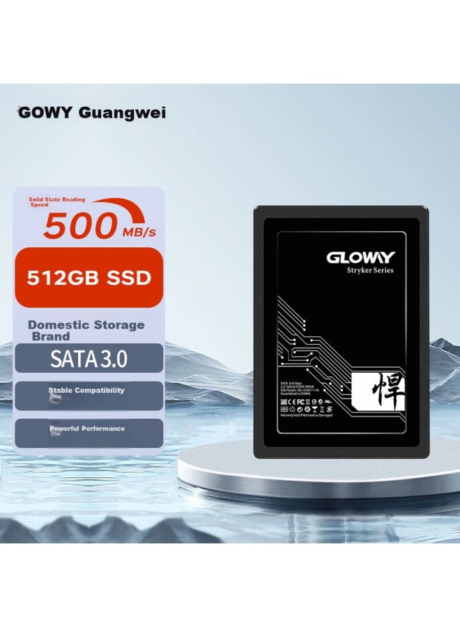 Gloway 512gb Ssd, Sata3.0, 500mb/s, Compatible With Laptops And Desktops, Hanjiang Series - Image 1