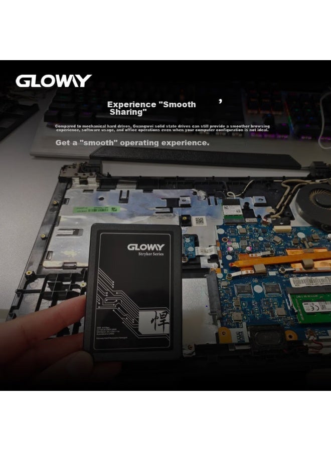 Gloway 512gb Ssd, Sata3.0, 500mb/s, Compatible With Laptops And Desktops, Hanjiang Series - Image 3