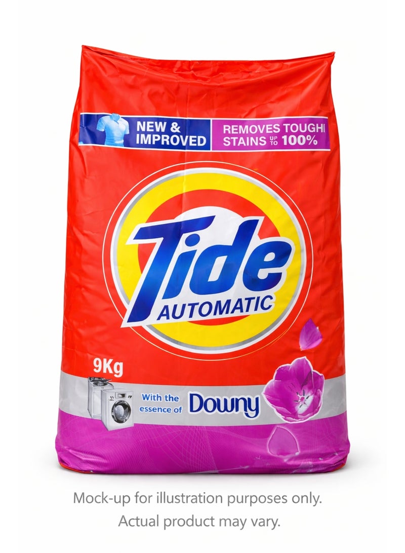 تايد 🧺 تايد أوتوماتيك بخلاصة داوني (٩ كجم) - Image 1