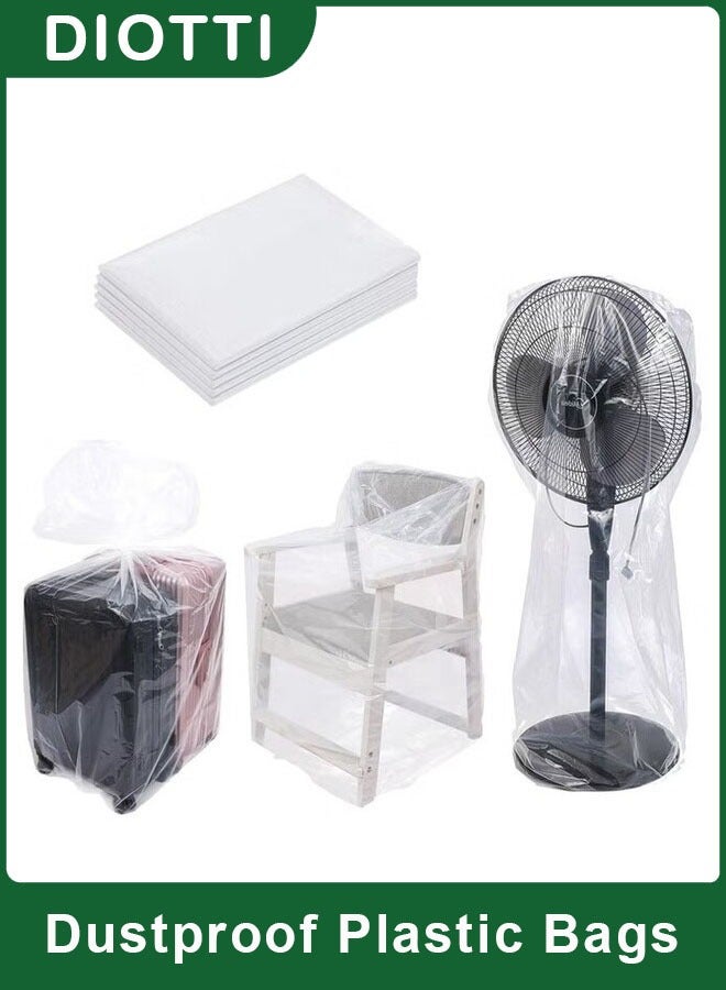 ديوتي 5 قطع من الأكياس البلاستيكية الشفافة الكبيرة جدًا - Image 1