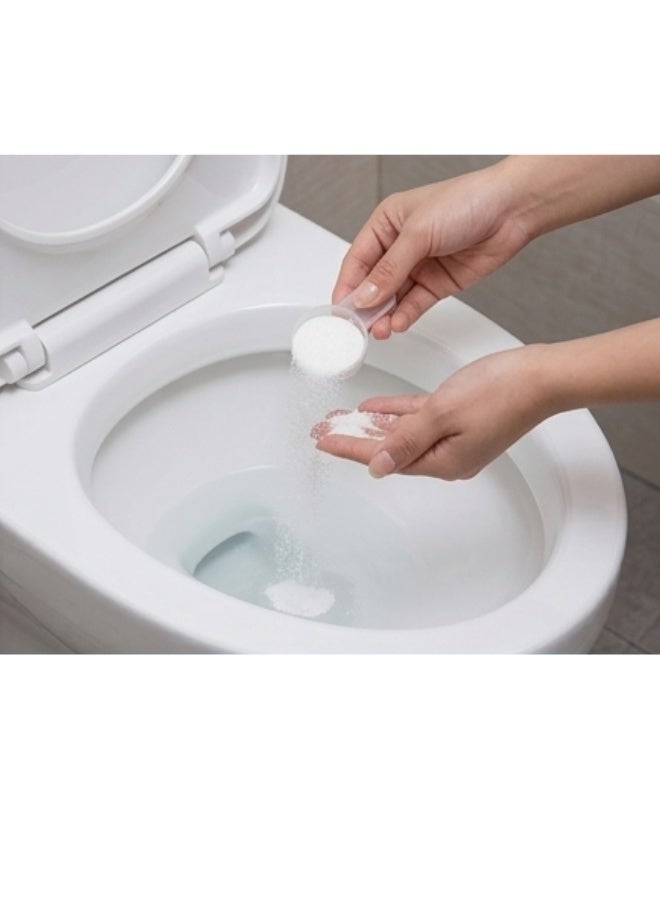 Toilet cleaner and deep-seated limescale remover – Powerful effervescent powder for removing stains and odors and disinfecting ceramics – Advanced formula cleans deeply and restores shine effortlessly – For use on pipes and toilet bowls - Image 3
