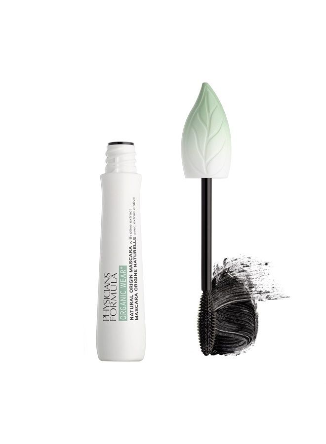 Physicians Formula Organic Mascara By Physicians Formula Organic Wear All Natural Origin Mascara, Organic Makeup, Black, Dermatologist Test - Image 1