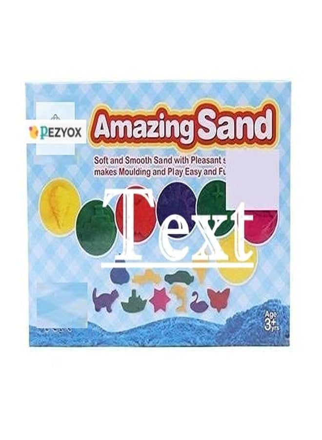 PEZYOX لعبة الرمل المذهلة من بيزيوكس مع قوالب للأطفال (رمل مذهل) - Image 1