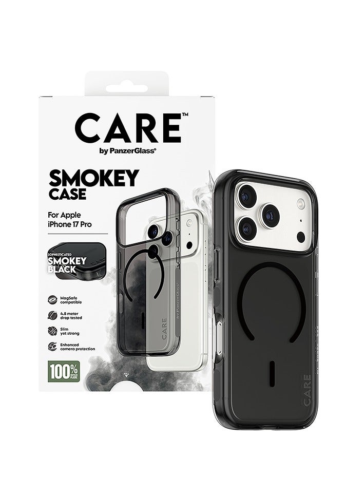 بانزرجلاس كفر حماية بانزر جلاس CARE فلاقشيب اربان اكسبلورر MagSafe أسود ايفون 17 برو - أسود سموكي - Image 2