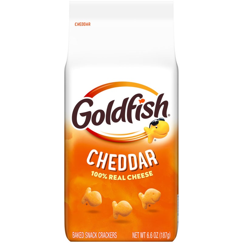 Goldfish Cheddar Crackers, 6.6 Oz Bag - Image 1