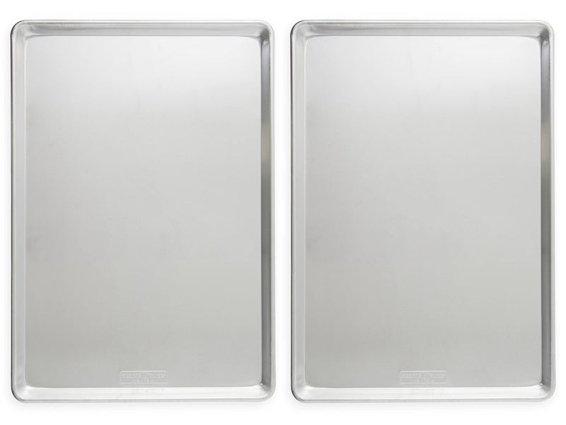 Nordic Ware Aluminum Full Size Sheet Pan 26 x 18 inches for commercial oven use Full Sheet 2Pack For Commercial Oven Use Not for standard home ovens