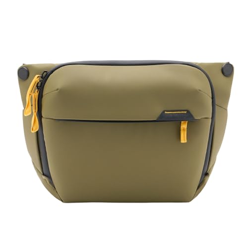 Peak Design Everyday Sling 6L Kelp Padded Adjustable Shoulder Strap for Crossbody or Waist Carry FlexFold Dividers Ideal for Carrying Cameras or Everyday Essentials Sling Bag for Men and Women - Image 1