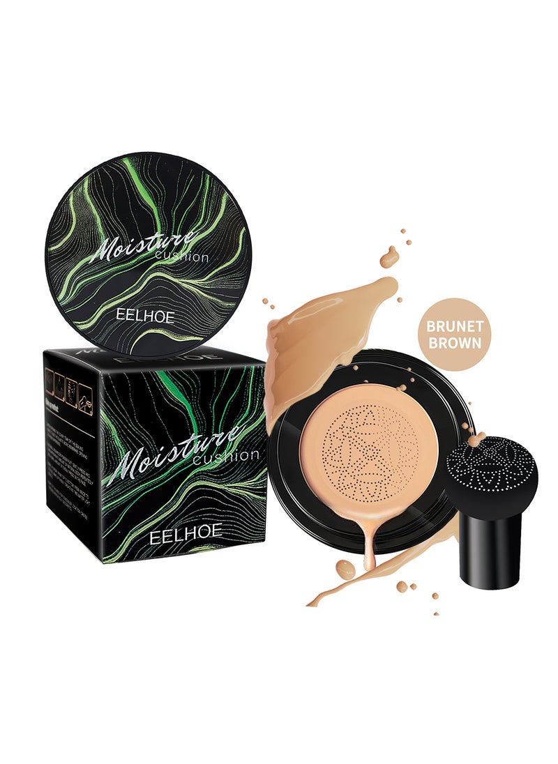 EELHOE Mushroom Head Air Cushion BB Cream, Moisturizing Facial Concealer, Brightening Natural Long Lasting Full Coverage CC Cream Nude Makeup Foundation, Gift for Women  - Image 1