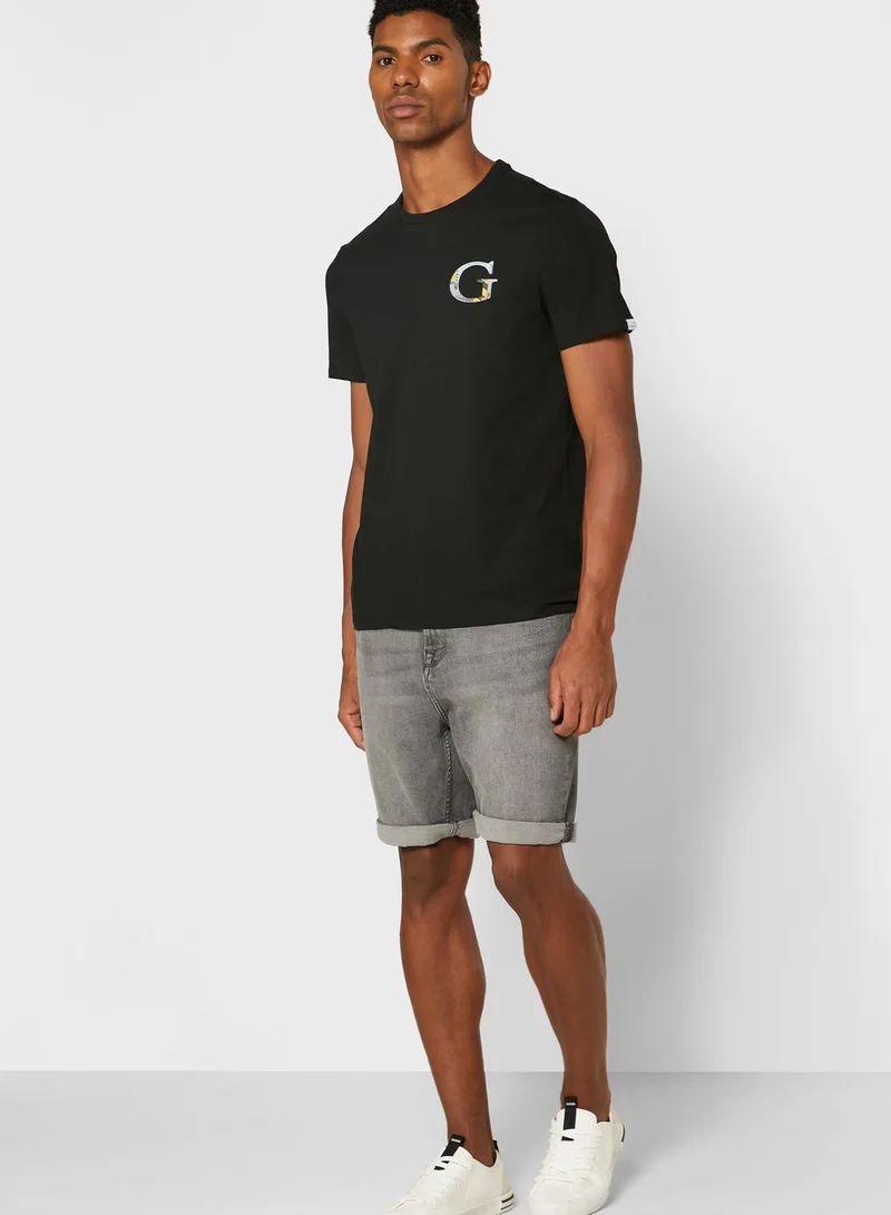 GUESS Space Crew Neck T-Shirt