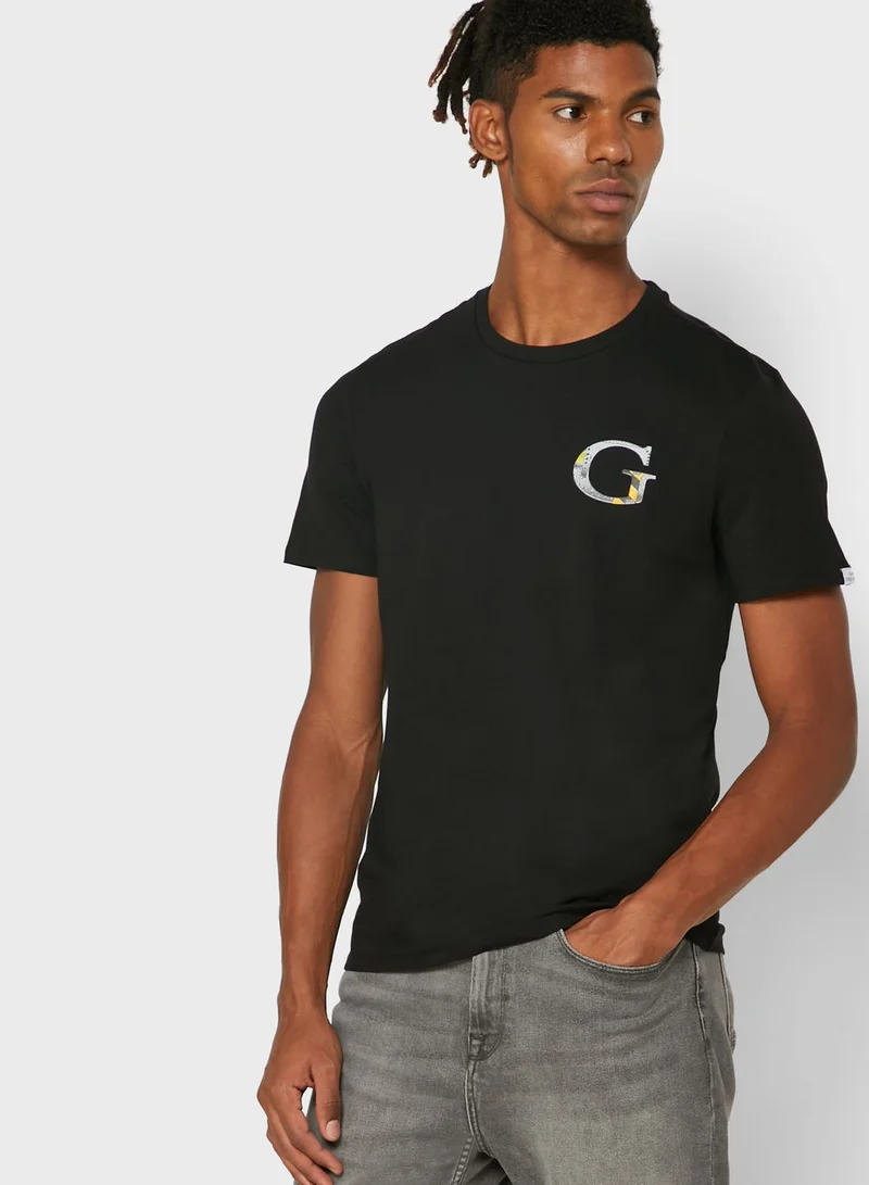 GUESS Space Crew Neck T-Shirt
