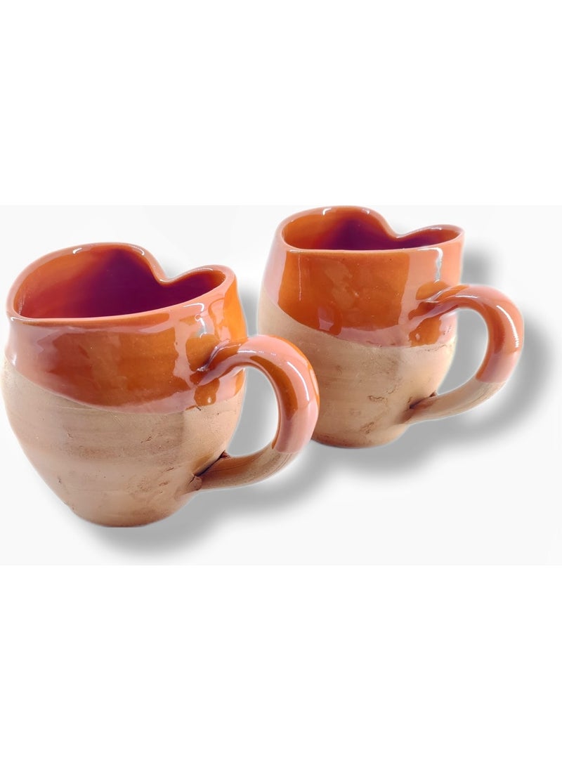 Çömlek Diyarı Pottery Land Heart Figured Mug  - Image 3