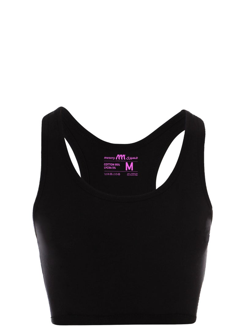 Mesery - Mesery Bundle Of Two Full Coverage Non-wired Cross Back Sportive Bra - Image 1