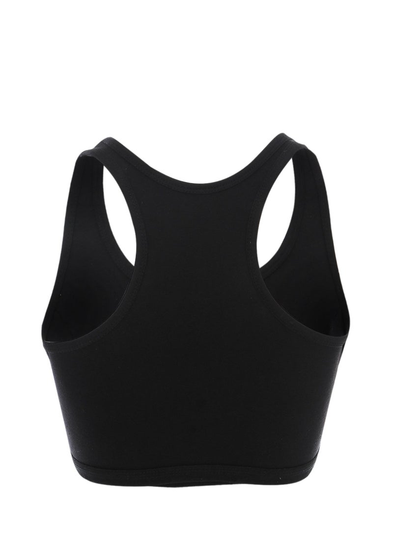 Mesery - Mesery Bundle Of Two Full Coverage Non-wired Cross Back Sportive Bra - Image 1