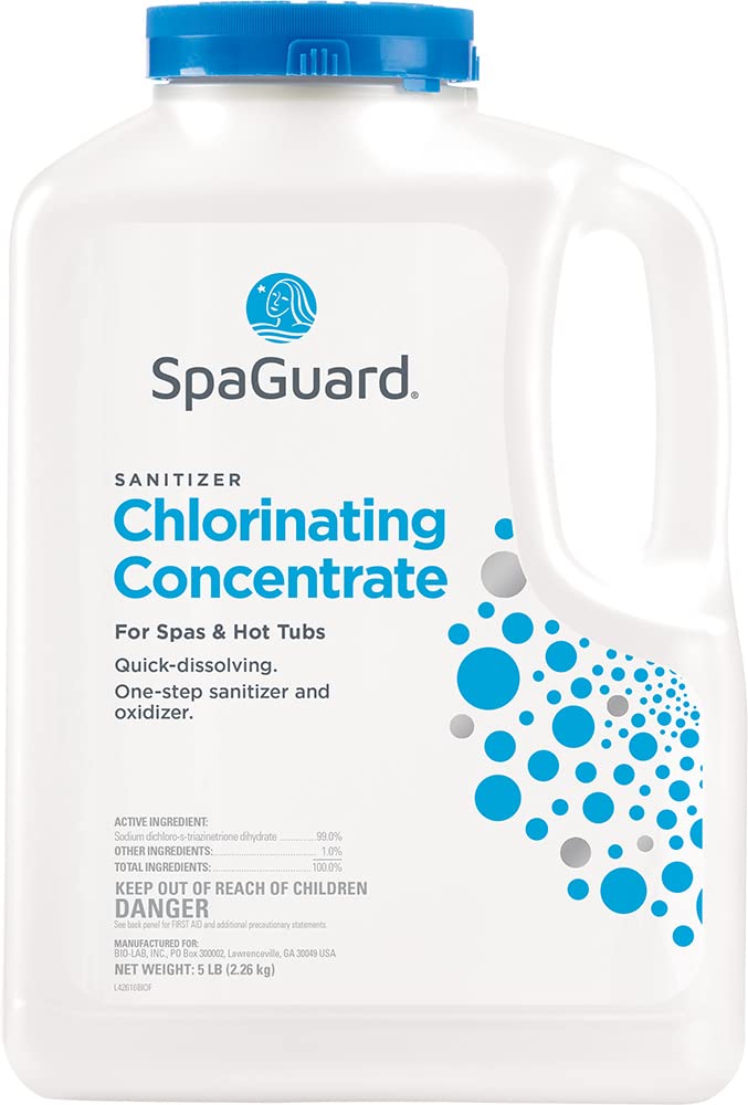 SpaGuard Spa Chlorinating Concentrate, 5 lb, Single, Advanced Spa Water Treatment for Hot Tubs and Spas, Quick Dissolving Oxidizer - Image 5