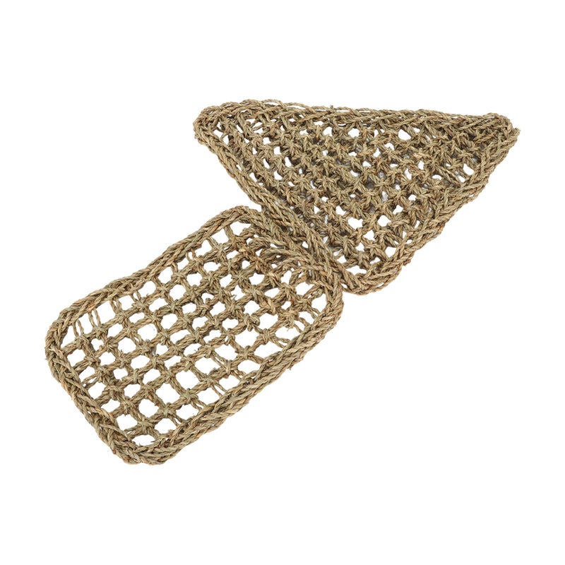 Reptile Lizard Bearded Dragon Hammock Lounger Grass Fibers Soft Reptile Climbing Hammock for Geckos Hermit Crabs - Image 3