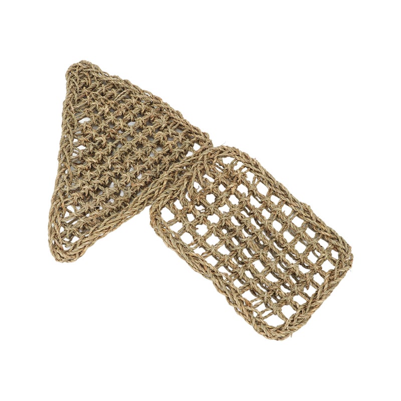 Reptile Lizard Bearded Dragon Hammock Lounger Grass Fibers Soft Reptile Climbing Hammock for Geckos Hermit Crabs - Image 5