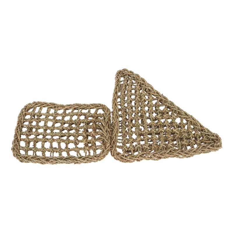 Reptile Lizard Bearded Dragon Hammock Lounger Grass Fibers Soft Reptile Climbing Hammock for Geckos Hermit Crabs - Image 1