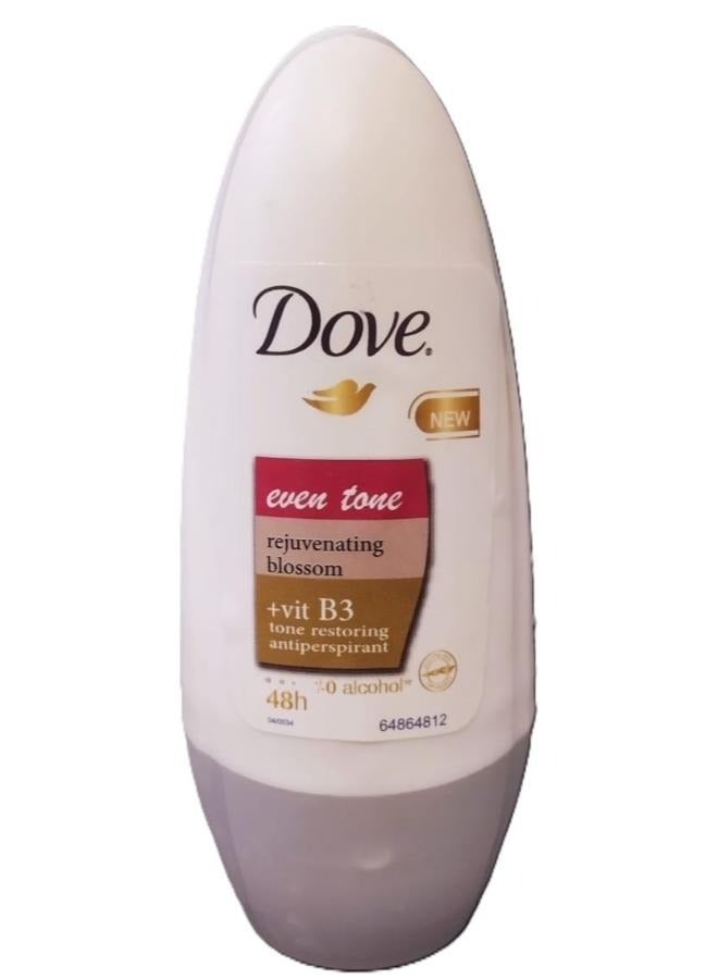 Dove Deodorant Roll On Even Tone Women 50ml - Image 1