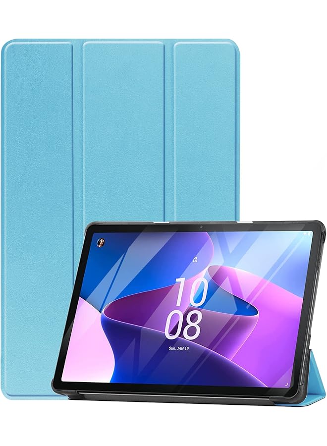 Procases For Lenovo Tab M10 Case 10.1 Inch 2022 3Rd Gen Slim Light Cover Trifold Stand Hard Shell Folio Smart Protective Case For Lenovo Tab M10 10.1 Inch Tb328Fu Tb328Xu With Auto Sleep Wake–Skyblue - Image 1