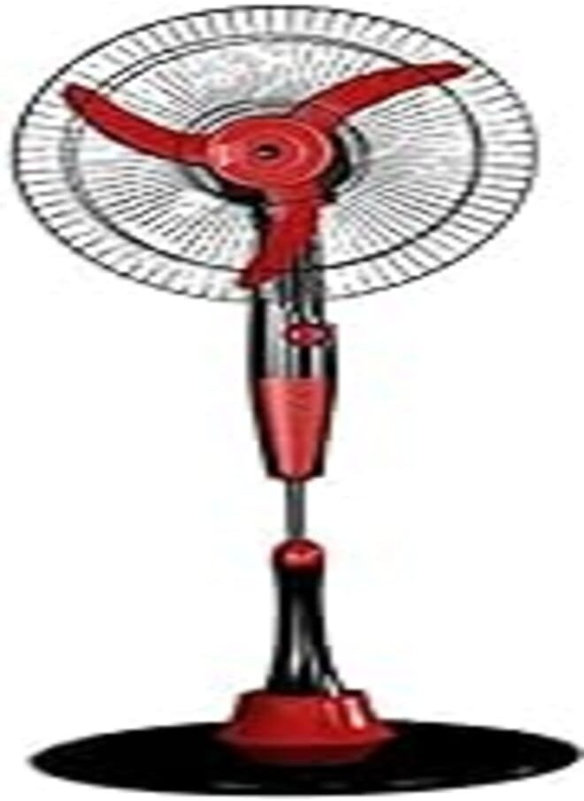 Natural Sky Natural Sky Stand Fan - AS-16SN - Red 