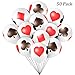 Gejoy 50 Pcs 12 Inch Casino Balloons Poker Card Theme Party Decorations Black White Red Poker Card Latex Balloons for Casino Night Las Vegas Night Birthday Party Supplies Indoor Outdoor Decor - Image 2