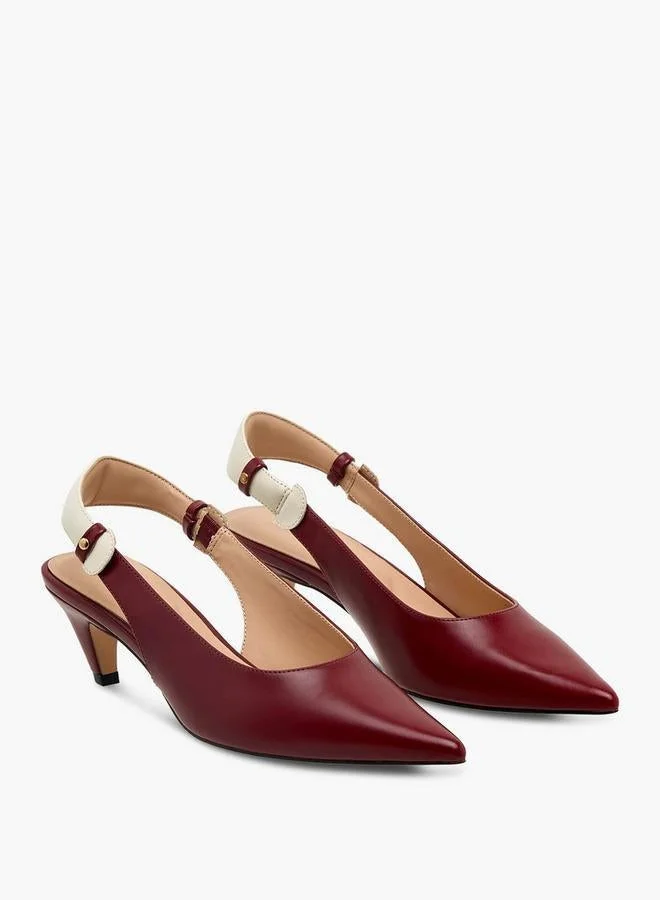 سيليست Women Kitten Heel Slingback Shoes
