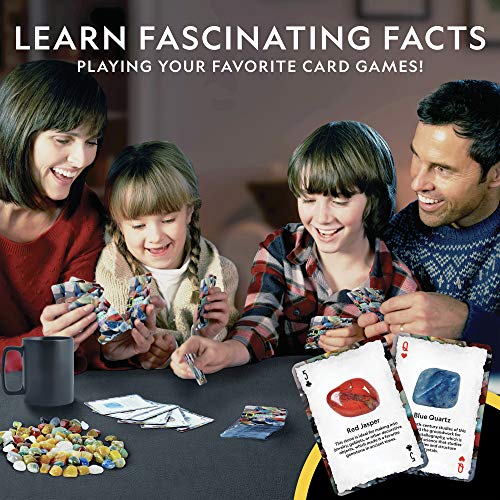 Blue Marble National Geographic Rock Bingo Game - Play Rock Bingo, Mineral Memory, Gemstone Trivia, & Card Games, Collection Includes Over 150 Rocks and Minerals, Educational STEM Toy for Kids (Amazon Exclusive) - Image 4