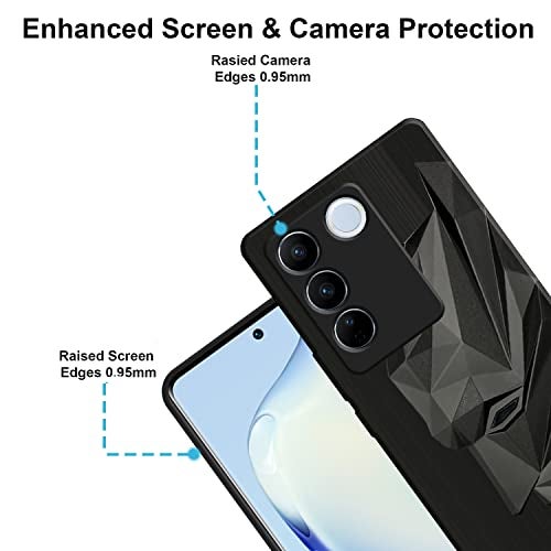 VIDO Exclusive Soft Back Case Cover for Vivo V27 PRO 5G / Vivo V27 (Shock Proof |360 Degree Complete Protection) - Image 2