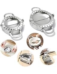 MGGi MGGi Stainless Steel Dumpling Maker, Dumpling Mold Wraper Dough Cutter, Pie Gyoza Empanada Press Mold,Ravioli Dumpling  - Image 1