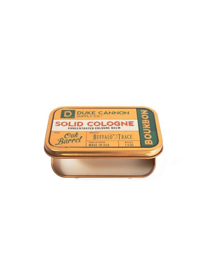 Duke Cannon Supply Co. - Solid Cologne Balm, Bourbon (Buffalo Trace Bourbon Fragrance) (1.5 oz) Concentrated Mens Cologne Concentrated Balm - Warm, Woodsy, Oak Barrel Scent, Bourbon Trail - Image 5