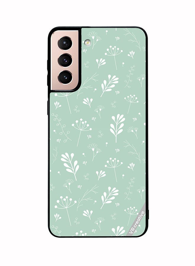 VR CREATIVE Protective Case Cover For Samsung Galaxy S21 5G Greenie Greenie Design Multicolour - Image 1