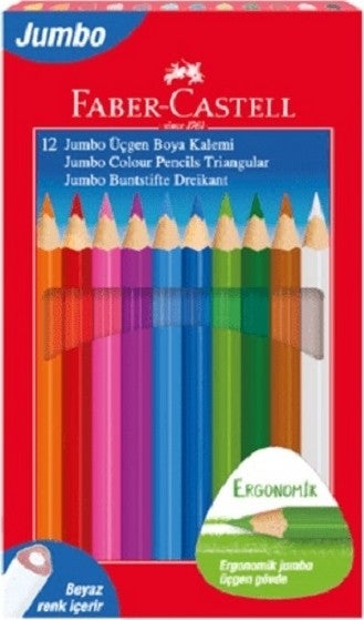 Jumbo Crayons 12-Piece Cardboard Box