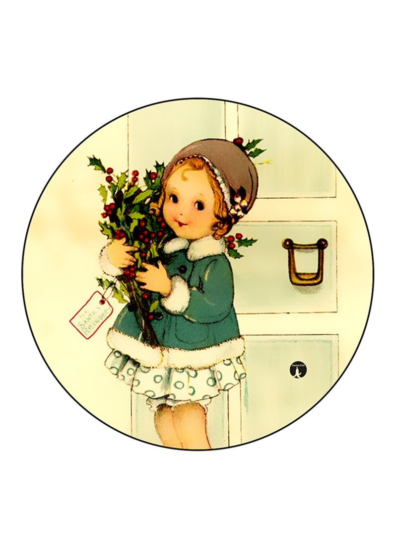 RKN Vintage Art Printed Fridge Magnet Multicolour - Image 2