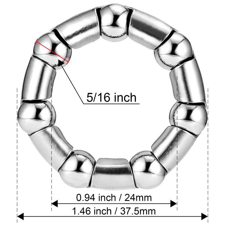 Lanturn Bicycle Crank Bearing 4 Pcs Ball Bearings For Bike Crank Bottom Bracket  Kidsstretch Bicycle  516 X 7 Ball - Image 2
