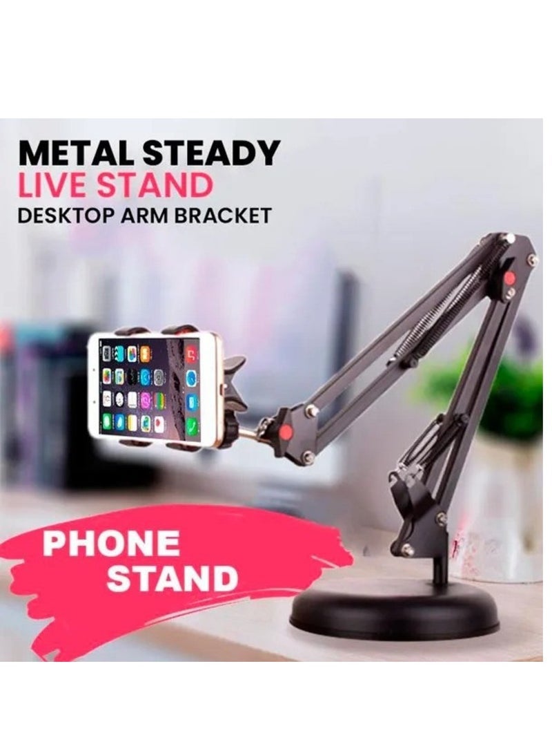 Gravity Vocal Stent Bracket Stand 360 Rotation Phone Holder - Image 1